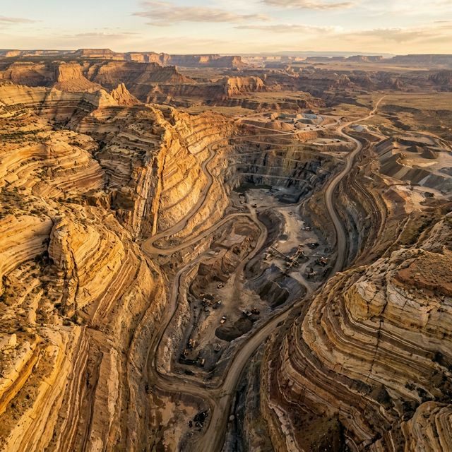 Ancient mineral quarry