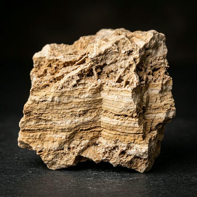 Illustrative mineral material texture